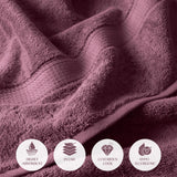 Madison Egyptian Cotton Plush Heavyweight 6 Piece Towel Set