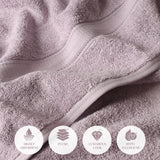 Madison Egyptian Cotton Plush Thick Absorbent Bath Towel Set of 2