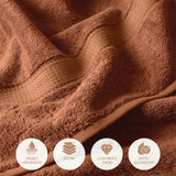 Madeline Egyptian Cotton Hand Towels 4-Piece Plush Set