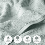 Madison Egyptian Cotton Plush Heavyweight 6 Piece Towel Set