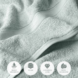 Egyptian Cotton Madison Plush Towel Set 3 Piece - Egyptian Cotton Towel Set by Superior Brand