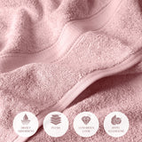 Egyptian Cotton Madison Plush Towel Set 3 Piece - Egyptian Cotton Towel Set by Superior Brand