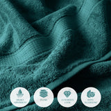 Madison Egyptian Cotton Plush Thick Absorbent Bath Towel Set of 2