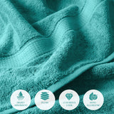 Madison Egyptian Cotton Plush Heavyweight 6 Piece Towel Set
