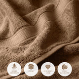 Madison Egyptian Cotton Plush Thick Absorbent Bath Towel Set of 2