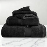Egyptian Cotton Madison Plush Towel Set 3 Piece - Egyptian Cotton Towel Set by Superior Brand