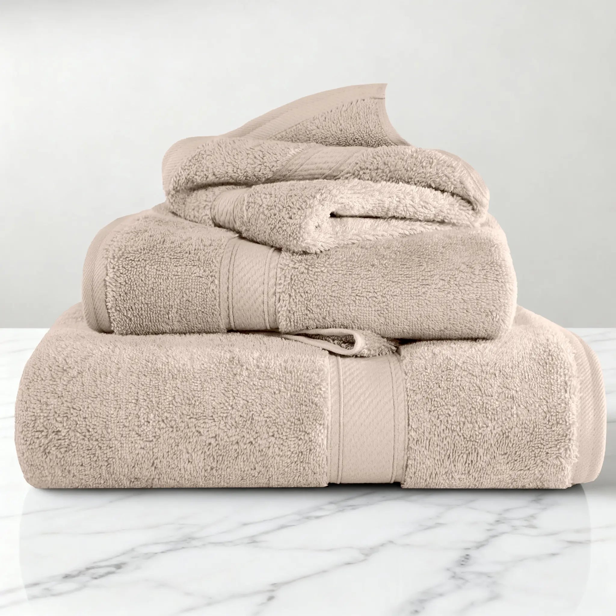 Egyptian Cotton Madison Plush Towel Set 3 Piece