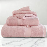 Egyptian Cotton Madison Plush Towel Set 3 Piece - Egyptian Cotton Towel Set by Superior Brand