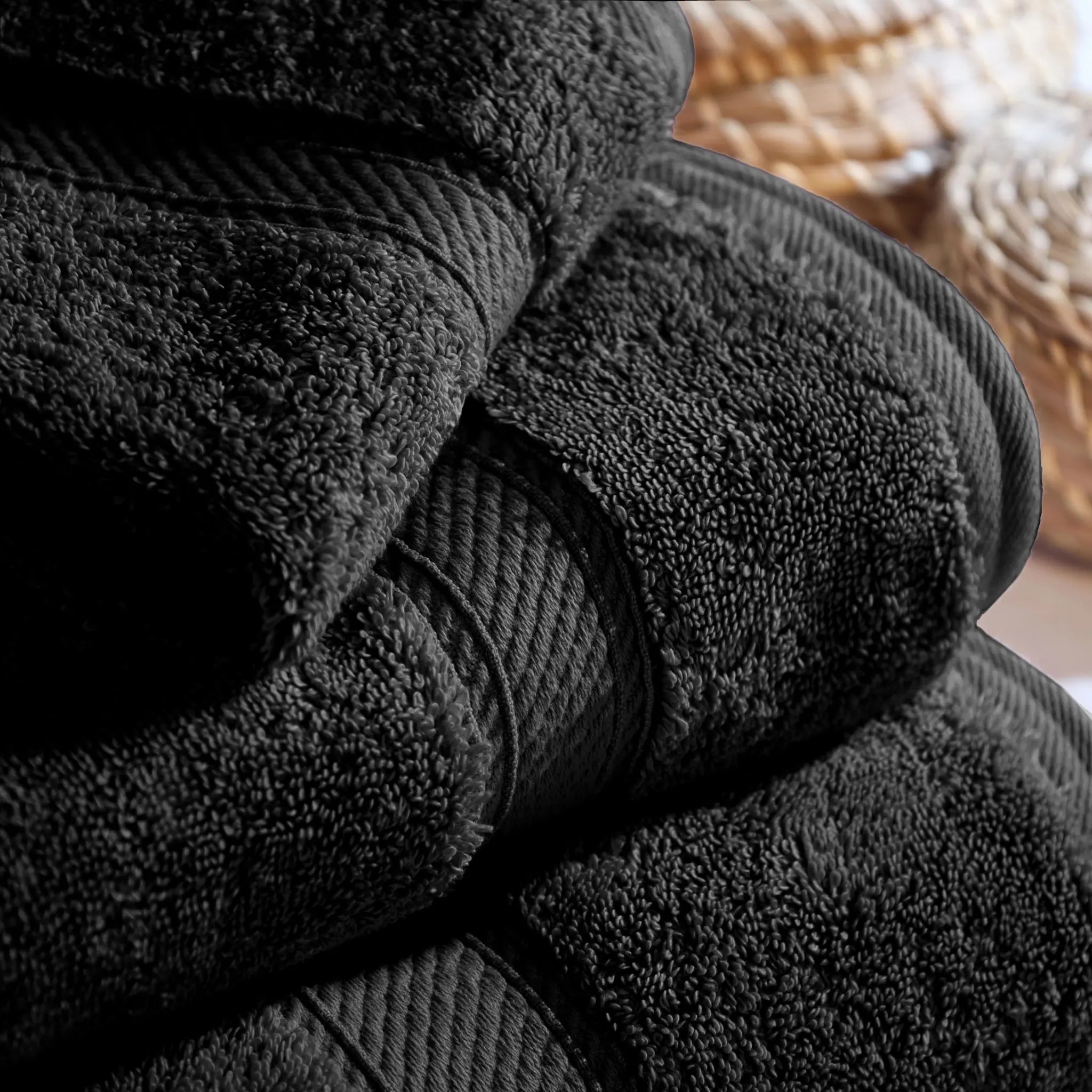 Egyptian Cotton Madison Plush Towel Set 3 Piece - Egyptian Cotton Towel Set by Superior Brand