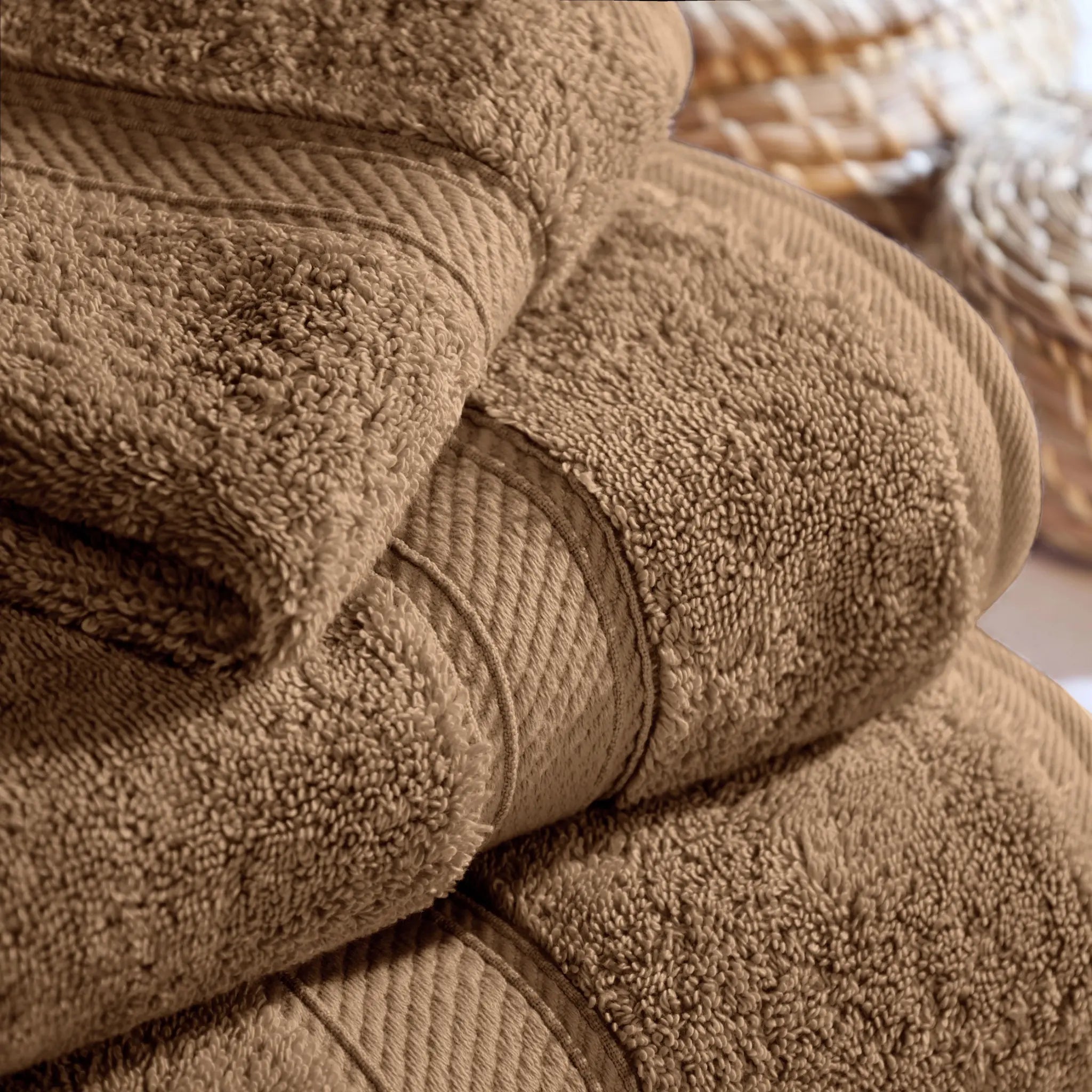 Egyptian Cotton Madison Plush Towel Set 3 Piece - Egyptian Cotton Towel Set by Superior Brand