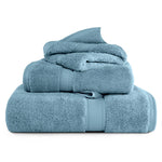 Egyptian Cotton Madison Plush Towel Set 3 Piece - Egyptian Cotton Towel Set by Superior Brand