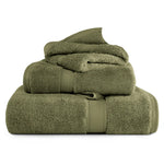 Egyptian Cotton Madison Plush Towel Set 3 Piece - Egyptian Cotton Towel Set by Superior Brand