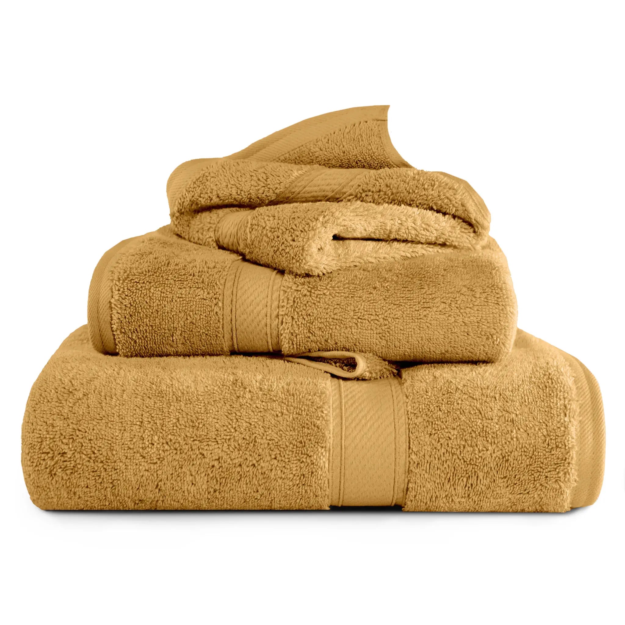 Egyptian Cotton Madison Plush Towel Set 3 Piece - Egyptian Cotton Towel Set by Superior Brand
