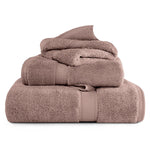 Egyptian Cotton Madison Plush Towel Set 3 Piece - Egyptian Cotton Towel Set by Superior Brand