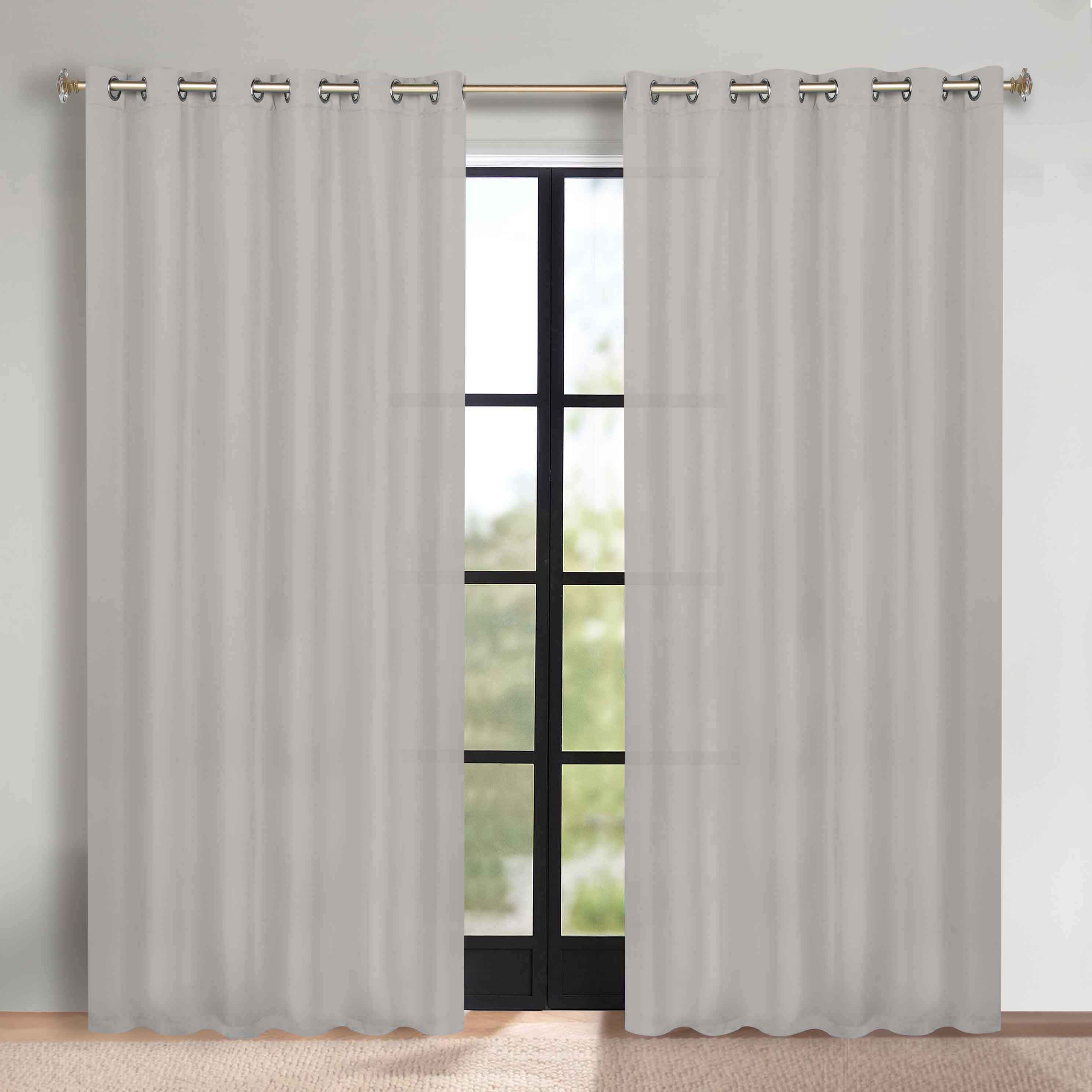 Classic Modern Solid Room Darkening Blackout Curtain Panels, Set of 2 - Blackout Curtains by Superior