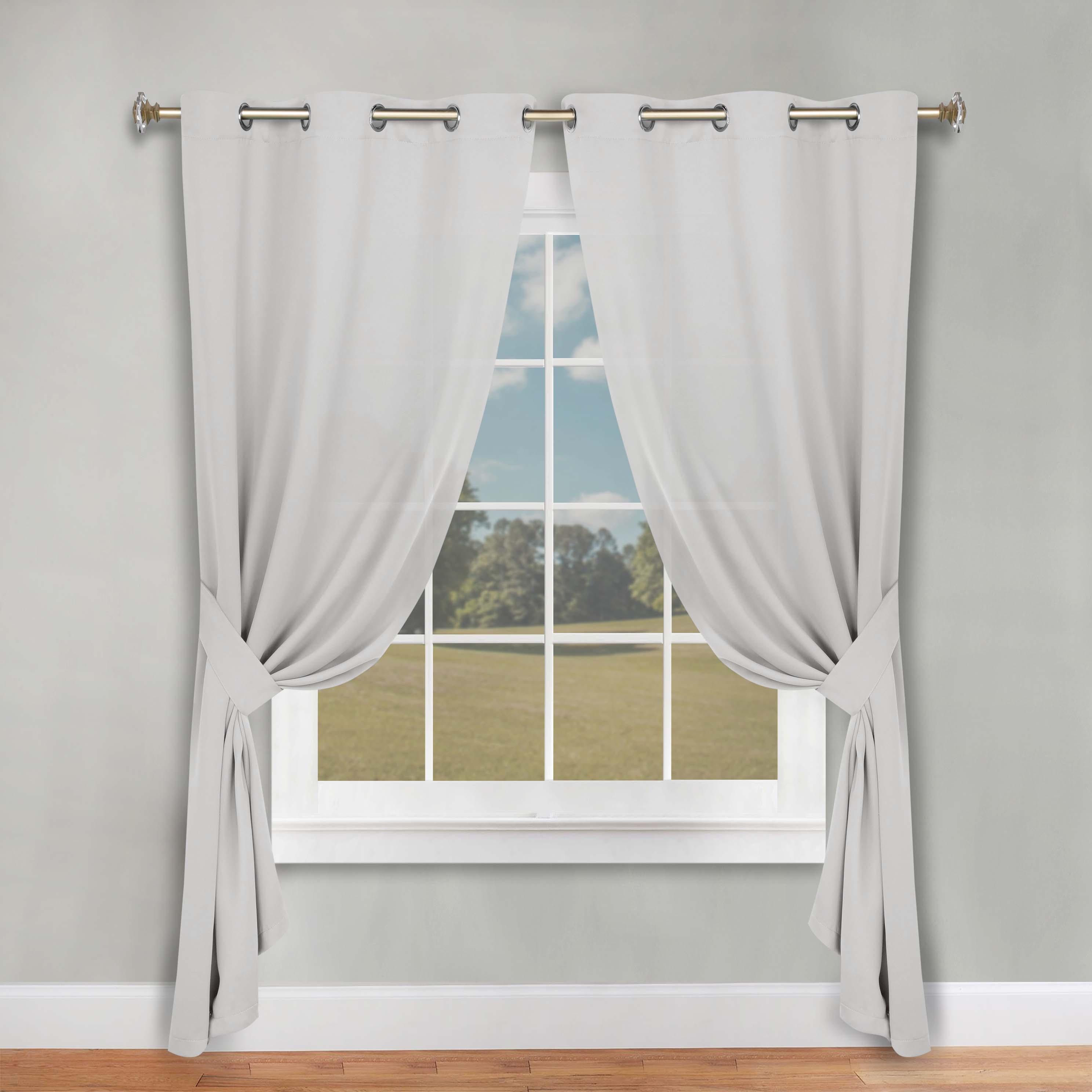 Classic Modern Solid Room Darkening Blackout Curtain Panels, Set of 2 - Blackout Curtains by Superior