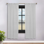 Solid Room Darkening Rod Pocket Blackout Curtain Panels, Set of 2 - Blackout Curtains by Superior