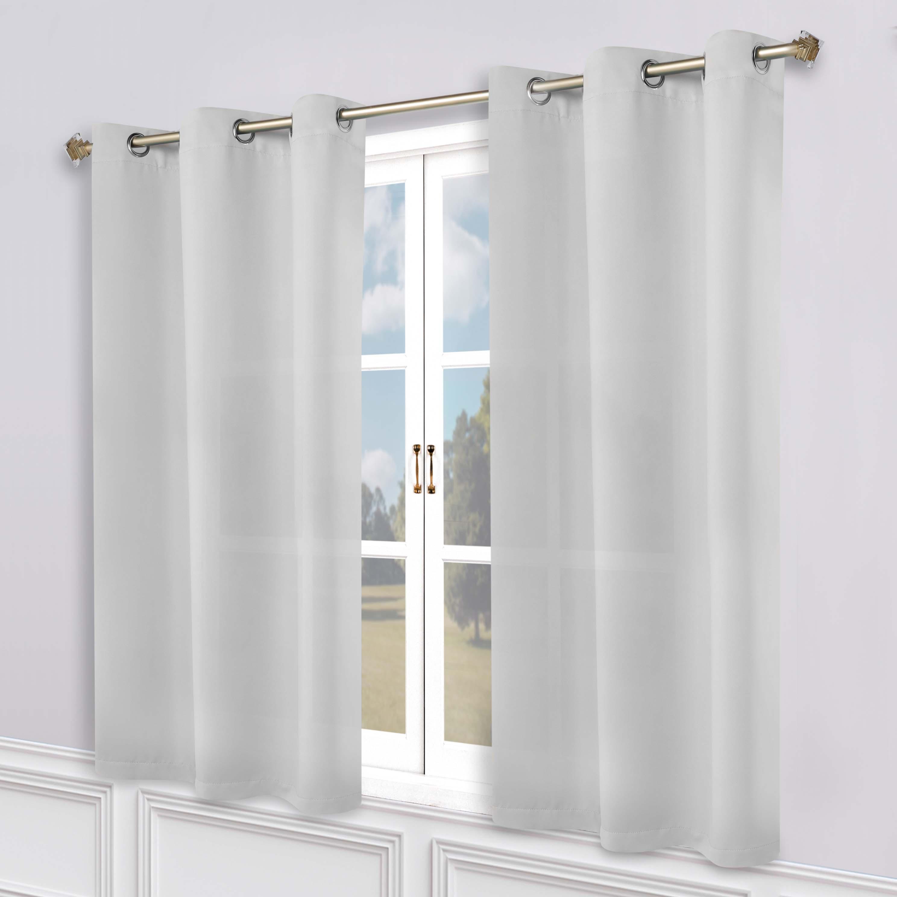Classic Modern Solid Room Darkening Blackout Curtain Panels, Set of 2 - Blackout Curtains by Superior