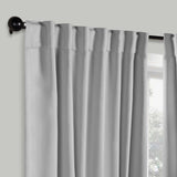 Solid Room Darkening Blackout Curtain Panels, Back Tabs, Set of 2 - Blackout Curtains by Superior