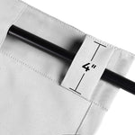 Solid Room Darkening Blackout Curtain Panels, Back Tabs, Set of 2 - Blackout Curtains by Superior