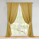 Classic Modern Solid Room Darkening Blackout Curtain Panels, Set of 2 - Blackout Curtains by Superior