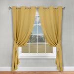 Classic Modern Solid Room Darkening Blackout Curtain Panels, Set of 2 - Blackout Curtains by Superior
