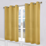 Classic Modern Solid Room Darkening Blackout Curtain Panels, Set of 2 - Blackout Curtains by Superior