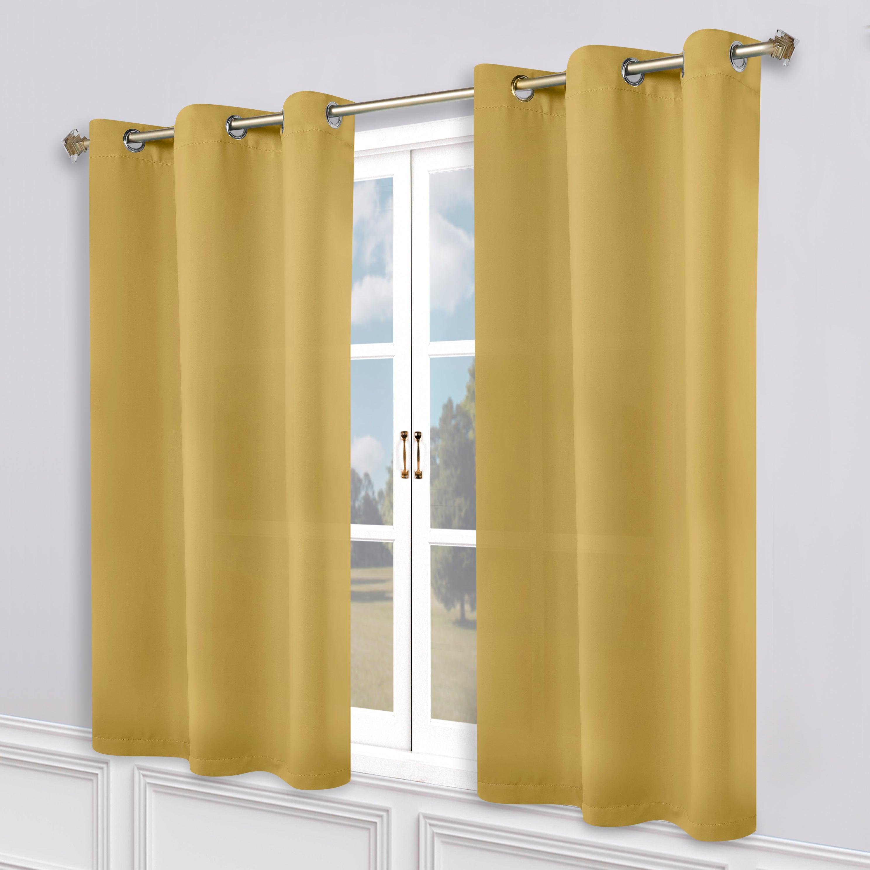 Classic Modern Solid Room Darkening Blackout Curtain Panels, Set of 2 - Blackout Curtains by Superior