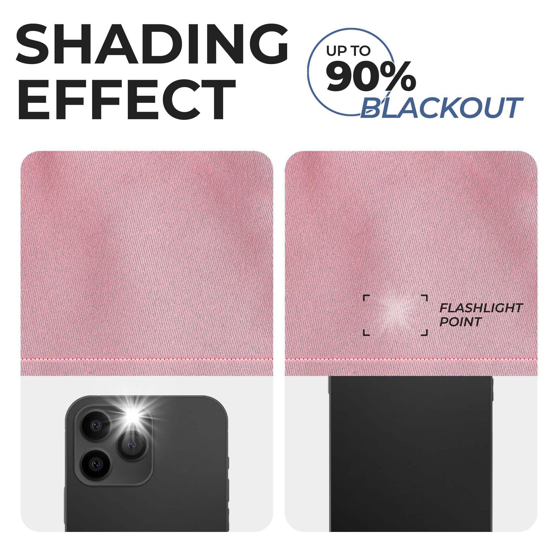 Solid Machine Washable Room Darkening Blackout Curtains - Mauve Chalk