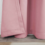 Solid Room Darkening Blackout Curtain Panels, Back Tabs, Set of 2 - Blackout Curtains by Superior