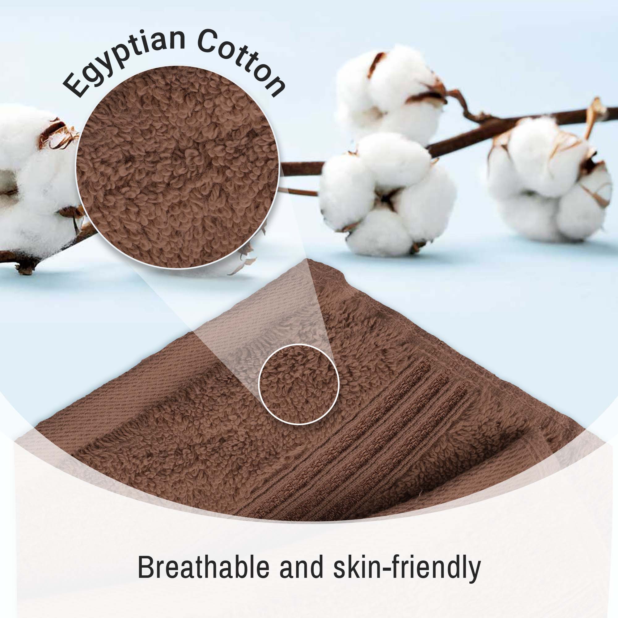 Heritage Egyptian Cotton Plush Absorbent Luxury Bath Towel Set of 2 - Bath Towel by Superior