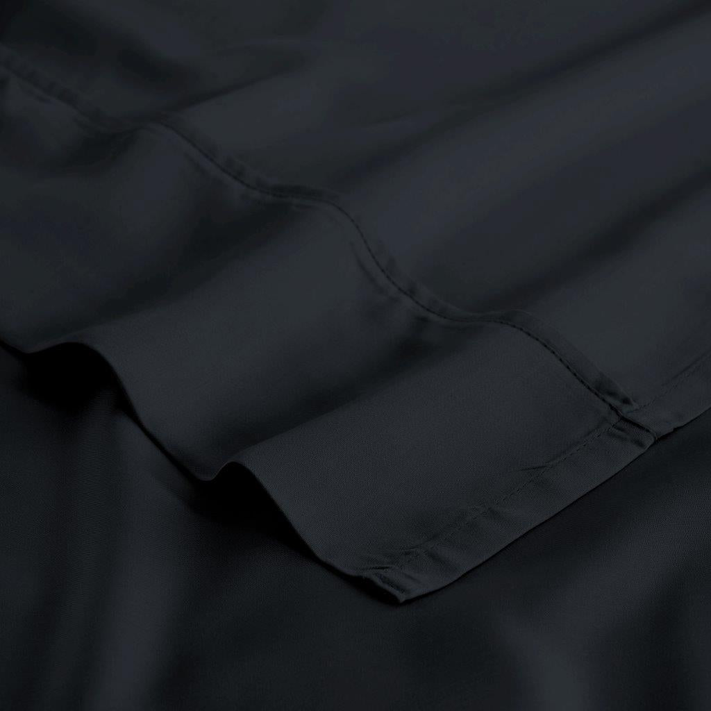 Modal From Beechwood 300 Thread Count Solid Deep Pocket Bed Sheet Set - Black