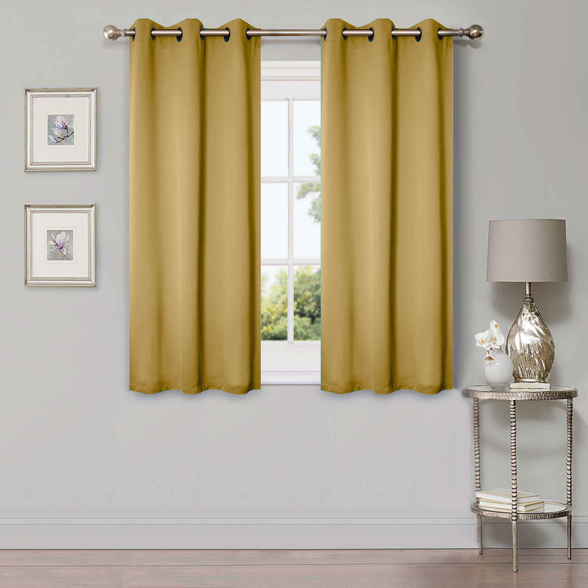 Classic Modern Solid Room Darkening Blackout Curtain Panels, Set of 2 - Blackout Curtains by Superior