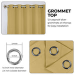 Classic Modern Solid Room Darkening Blackout Curtain Panels, Set of 2 - Blackout Curtains by Superior