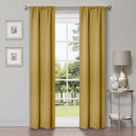 Solid Room Darkening Rod Pocket Blackout Curtain Panels, Set of 2 - Blackout Curtains by Superior