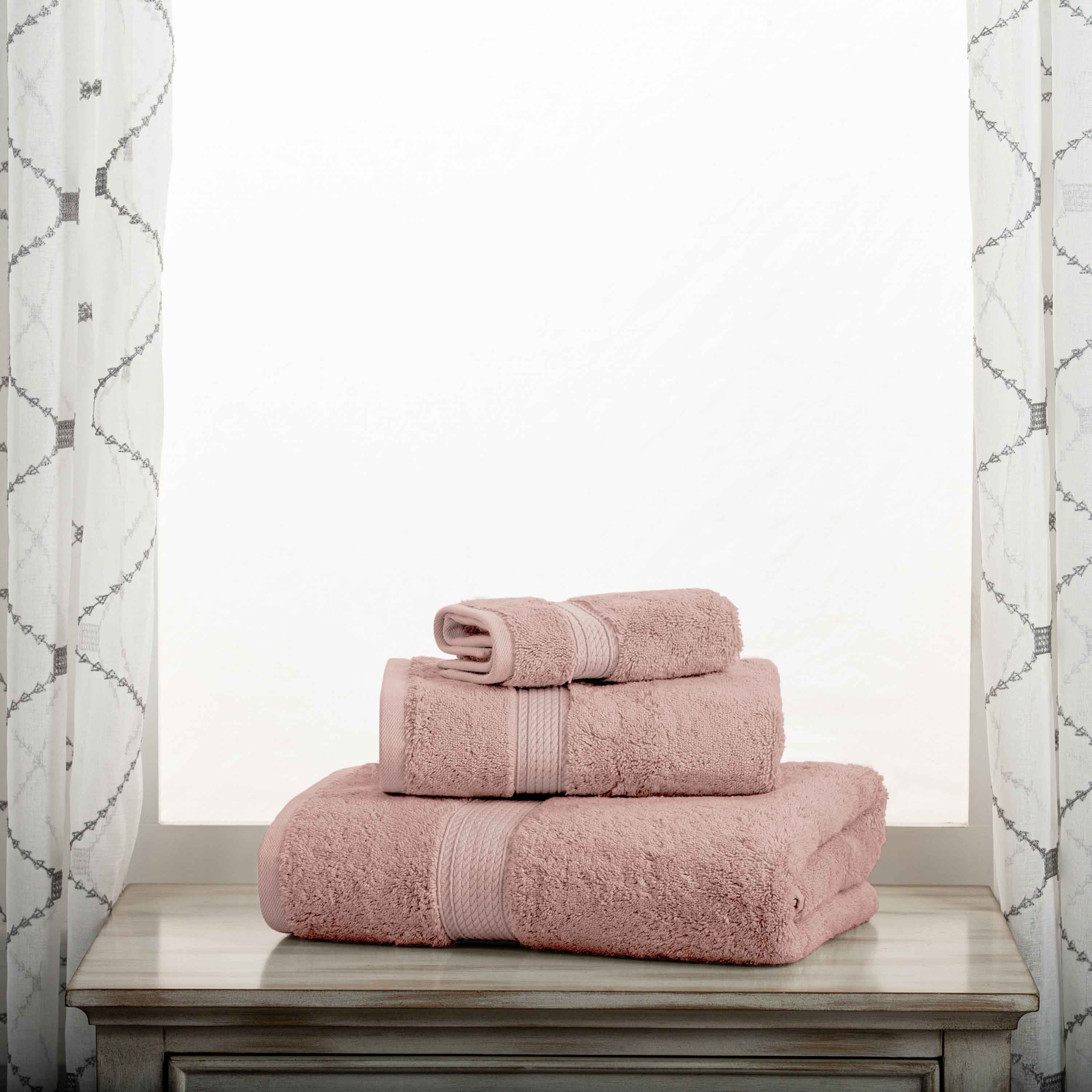 Egyptian Cotton Madison Plush Towel Set 3 Piece - Egyptian Cotton Towel Set by Superior Brand