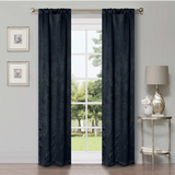 Waverly Geometric Washable Room Darkening Blackout Curtains, Set of 2