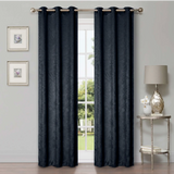 Waverly Geometric Washable Room Darkening Blackout Curtains, Set of 2