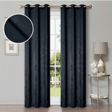 Waverly Geometric Washable Room Darkening Blackout Curtains, Set of 2