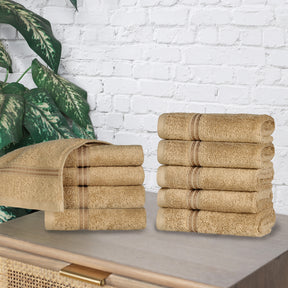 Egyptian Cotton Highly Absorbent Solid Ultra Soft Towel Set - Toast