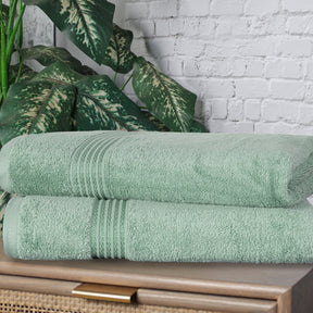 Egyptian Cotton Highly Absorbent Solid Ultra Soft Towel Set - Sage