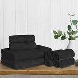 Heritage Egyptian Cotton Plush Heavyweight 8 Piece Towel Set - Egyptian Cotton Towel Set by Superior