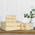 Heritage Egyptian Cotton Plush Heavyweight 8 Piece Towel Set - Egyptian Cotton Towel Set by Superior
