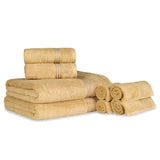 Heritage Egyptian Cotton Plush Heavyweight 8 Piece Towel Set - Egyptian Cotton Towel Set by Superior