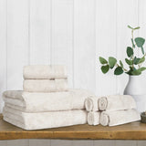 Heritage Egyptian Cotton Plush Heavyweight 8 Piece Towel Set - Egyptian Cotton Towel Set by Superior