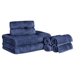 Heritage Egyptian Cotton Plush Heavyweight 8 Piece Towel Set - Egyptian Cotton Towel Set by Superior
