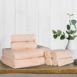 Heritage Egyptian Cotton Plush Heavyweight 8 Piece Towel Set - Egyptian Cotton Towel Set by Superior