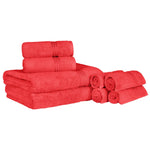 Heritage Egyptian Cotton Plush Heavyweight 8 Piece Towel Set - Egyptian Cotton Towel Set by Superior