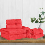 Heritage Egyptian Cotton Plush Heavyweight 8 Piece Towel Set - Egyptian Cotton Towel Set by Superior
