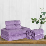 Heritage Egyptian Cotton Plush Heavyweight 8 Piece Towel Set - Egyptian Cotton Towel Set by Superior